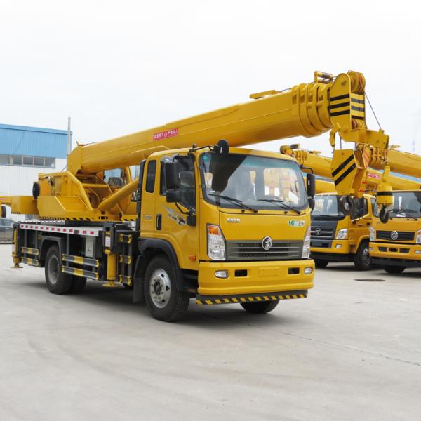12 Ton Telescopic Boom Truck Crane Manual Hydraulic 12000KG Span 6600*5100mm
