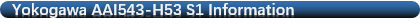 Yokogawa AAI543-H53 S1 16-channel Current Output HART-enabled Hot-swappable Analog Output Module