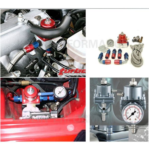 Modified fuel pressure regulator valve, adjustable fuel regulator,