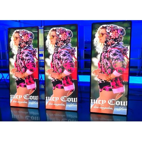 P1.5/P1.87/P2.34 Indoor Led Poster Display In Shopping Mall / Cinema Elegant Appearance