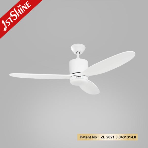 Ventilador de teto 1stshine com certificação ETL embutido ou tipo teto com luz LED e 2-