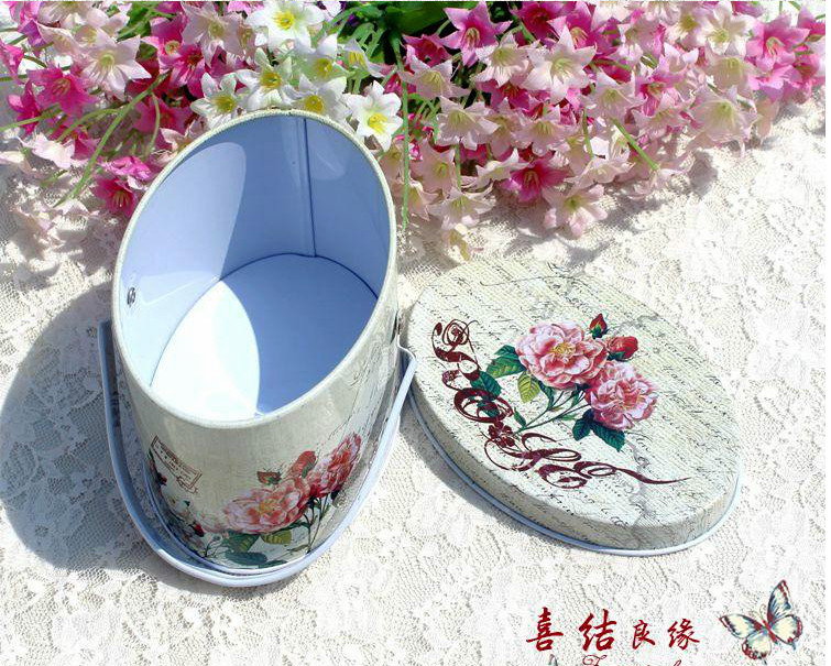 115 * 55 * 120mm Nestle Oval Shaped Coffee Tin Box With Printing / Embossing
