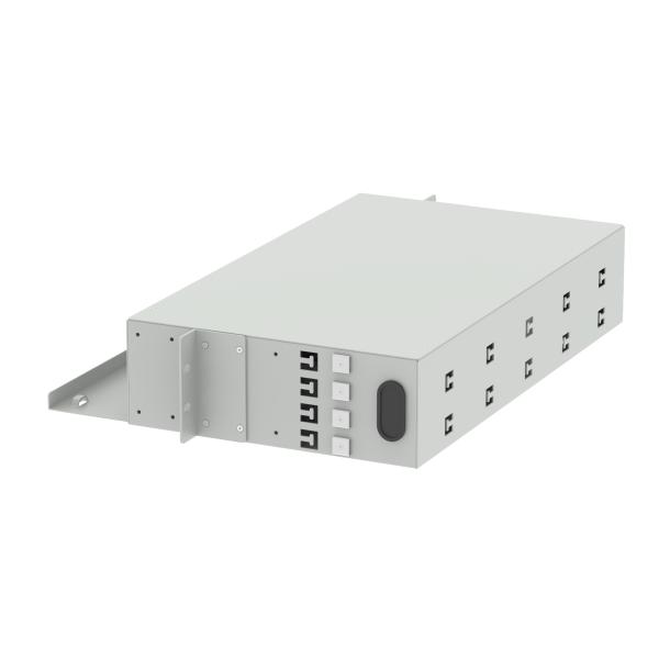 FC APC Optical Distribution Frame 48 Ports 19 Inch Patch Panel Ideal for FTTX and Network