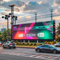 P8 Outdoor LED Advertising Screen Display Rental 3840 X 2160 Refresh Rate