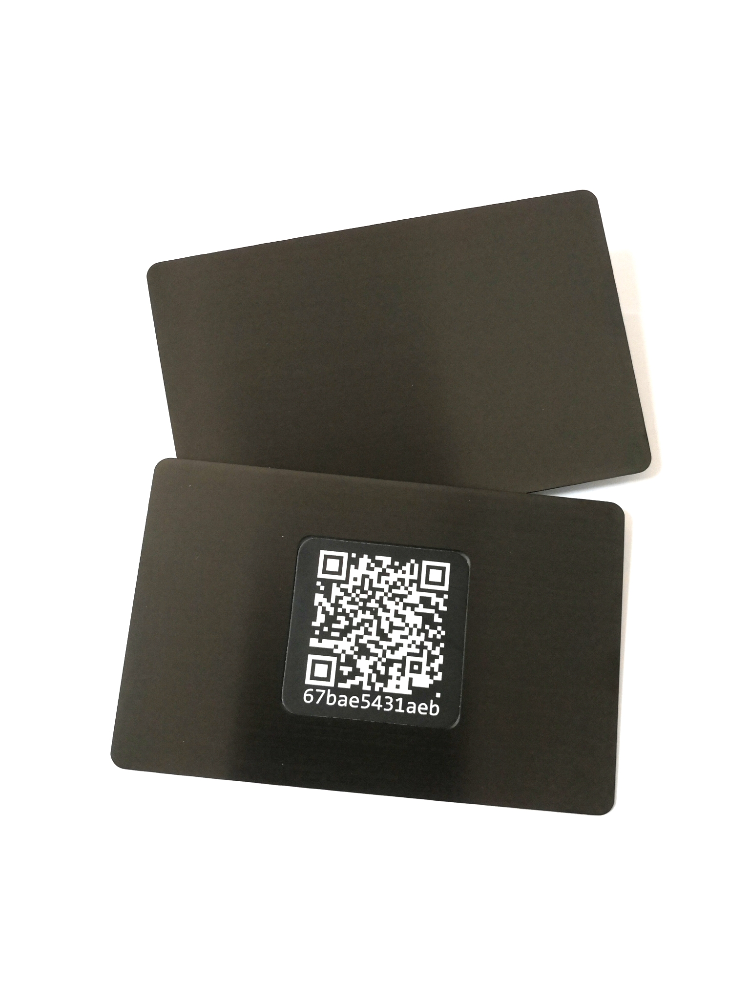 Умный Writable финиш щетки черноты Matt удостоверения личности дела металла NFC QR