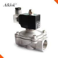 C.C. a ação direta da baixa tensão 12V válvula de solenoide de aço inoxidável da água de 1 polegada