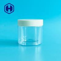 le gel facial crème de masque de soins de la peau cosmétiques en plastique clairs de pots de 180ml 6oz frottent le stockage