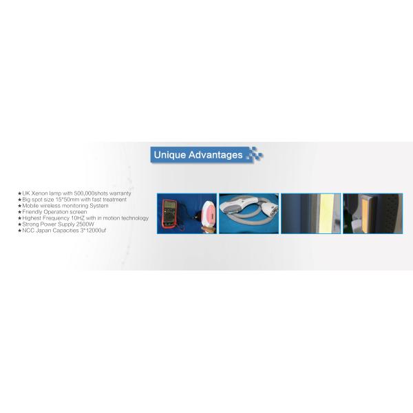 Portable OPT SHR Hair Removal Machine E Light With Cooling System 220V 60Hz