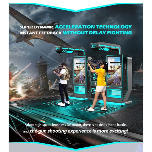9d VR Arcade Стрельба Игровая машина Kat Виртуальная реальность Супер 2 игрок Симулятор оружия