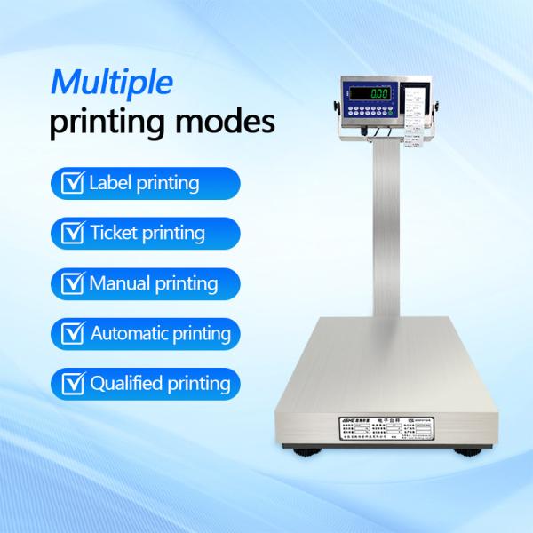 Customizable 200kg Stainless Steel Scales with Waterproof Design and Printing Function