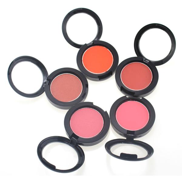 Private Label Single Face Makeup Blush Palette Compact Fashion Fair Cosmetics