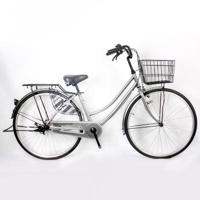 Bicicleta de estilo retrô Bicicleta feminina de 26 polegadas com borda de liga de alumínio