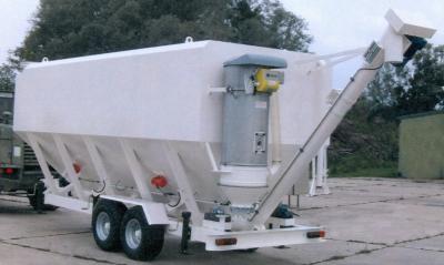 Steel Mobile Cement Silo  Horizontal Cement Silo 400 C 600 C F 800 C F