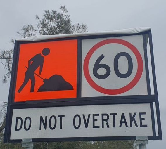 Multi Message Traffic Sign Frame Australia Standard Safety Road Pvc Signage