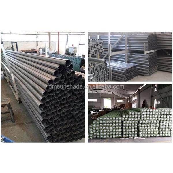 Awning Parts Galvanized Roller Pipe Roller Tube 70mm 78mm 100mm Awning Tube