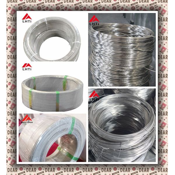 Pure Colied Titanium Alloy Wire AWS 5.16 Industrial Usage Ti Natural Color