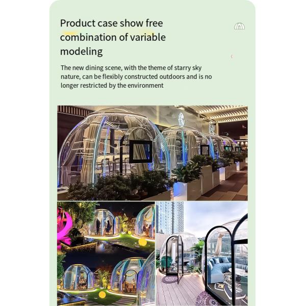 Star Room Transparent Tents For Outdoor Camping Bar Villa Hotel Bubble Room