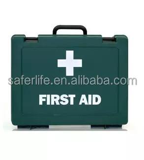 Caixa de primeiros socorros de plástico grande escritório de trabalho Kit completo com acessórios de material médico