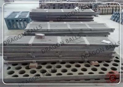 High Mn / Cr Steel Cement Mill Shell Liners Good Wear Resistance Long Lifespan