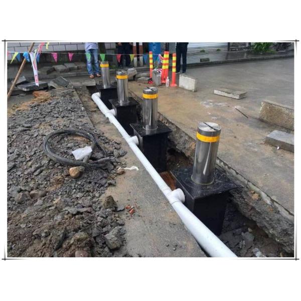 Etiqueta engomada reflexiva de 3M del camino de la velocidad rápida del bolardo de la instrucción anti automática hidráulica de los sistemas