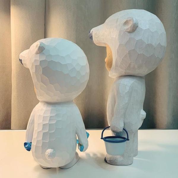 ISO9001 Handmade Wooden Dolls Wooden Exhibition Multiple Purpose