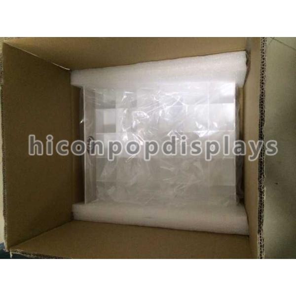 Counter Top Acrylic Tile Display Stands 3'' x 2.4'' For Ceramic Tiles