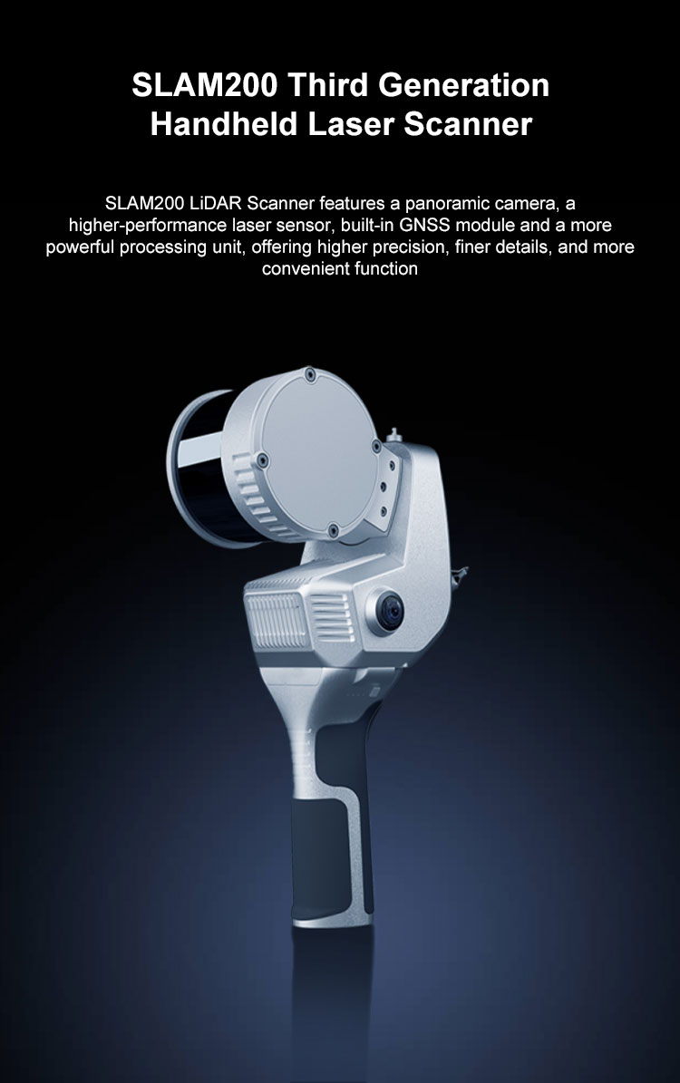 Foxtechrobot Price Outdoor Slam200 Handheld 3D Mobile LiDAR Imaging Point Cloud Measuring Sensor Laser Scanner