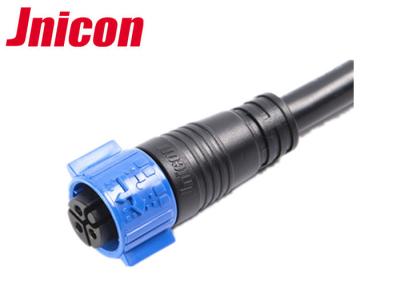 IP67 industriais Waterproof o conector, conector do Pin IP67 da luz 3 do diodo emissor de luz