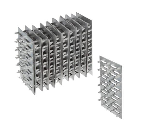 Placa de reparação de cobre para conector de madeira Estrutura de suporte de lado único de aço galvanizado