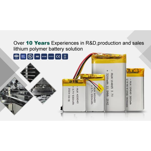803450 Липо аккумулятор 3.7v 1500mah Литий-ионный аккумулятор перезаряжаемая литий-полимерная батарея