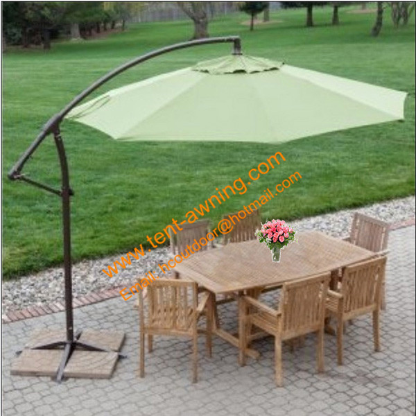 Banana Umbrella Galvanized Iron Suspended Umbrella Waterproof Outdoor Offset Patio Umbrella