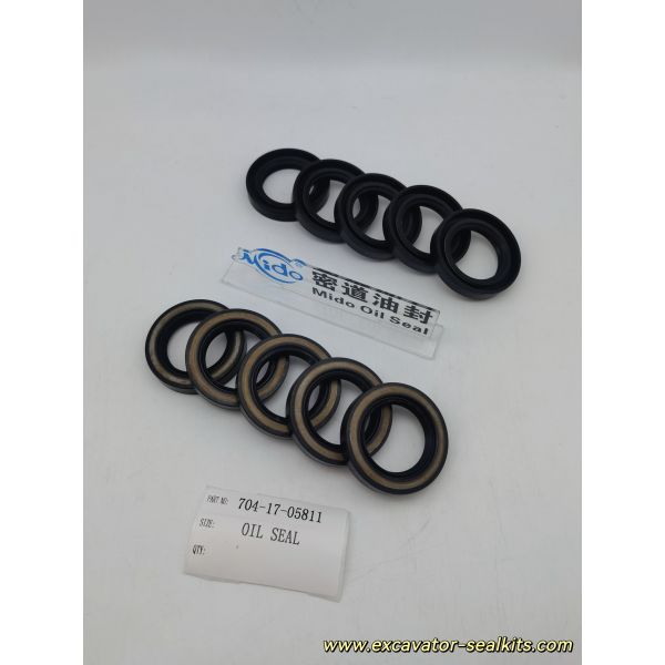 704-17-05811 Remplacement fiable de joint d'arbre de nitrile de la meilleure qualité de joint en caoutchouc