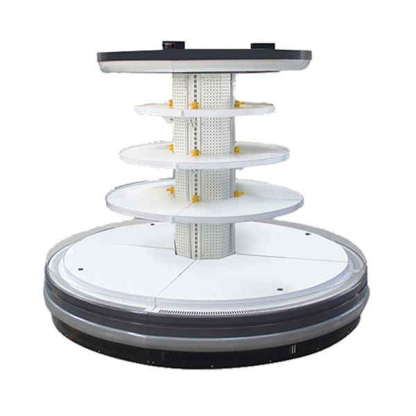 4 Sides Open Patisserie Display Fridge With 3 Layers Of Adjustable Shelving