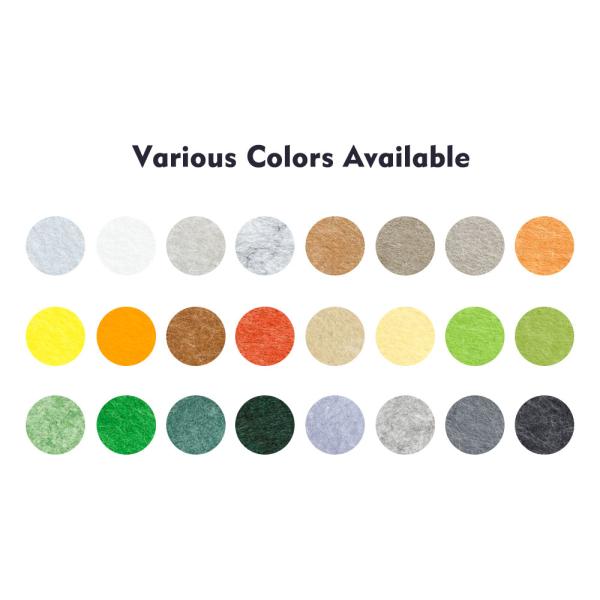 100% Polyester Fiber Acoustic Panel 600x1200mm 24mm 4000gsm Sound Absorbing Wall Board for Museum Interior Decoration