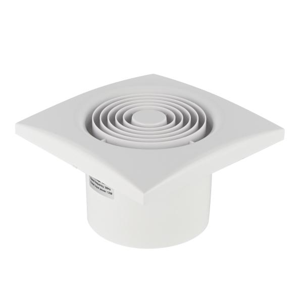 Customized Logo Brand 5 INCH Customization Electric Low Noise Mini Bathroom Air Exhaust Fan with Humidity Sensor