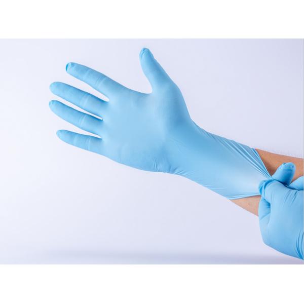 Ambidextrous Non Medical Disposable Nitrile Gloves With Powdered Free