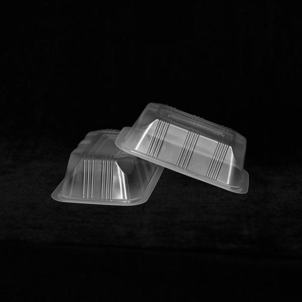 170 X 115 X 35MM PP Disposable Plastic Tray Clear Rectangular Plastic Storage Containers