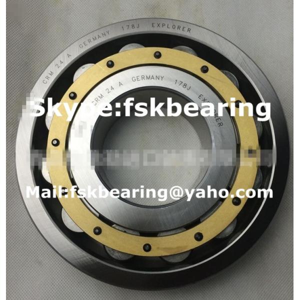 CRM24 A  Cylindrical Roller Bearing Brass Cage Iron Pin Single Row