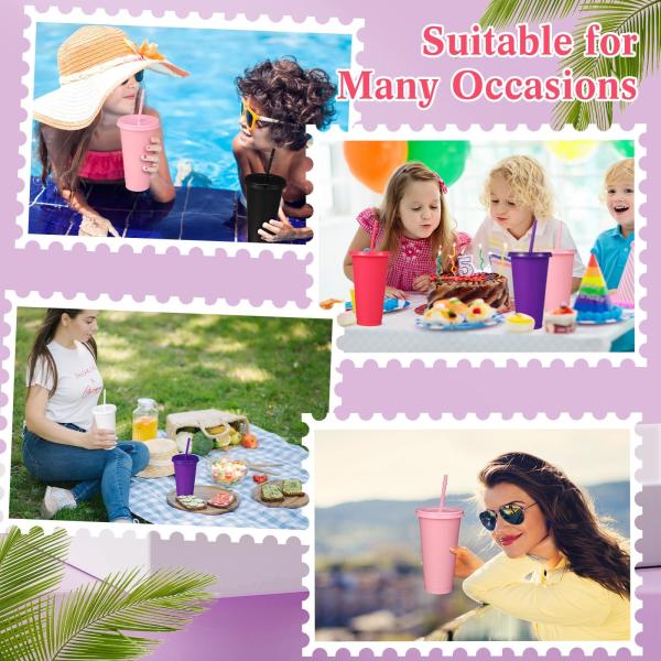 22 oz de tumblers de pastel mate de pared doble aislada de acrílico con tapas y pajitas fácil de limpiar perfecto para creaciones personalizadas