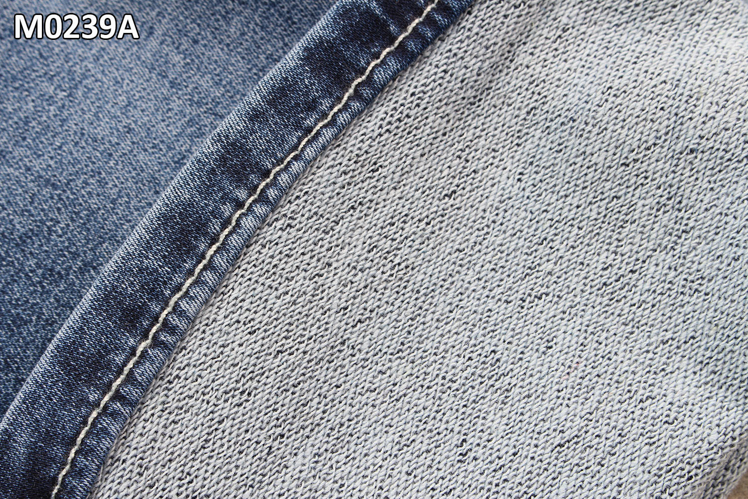 10 унций 2 джинсовой ткани слоя ткани Twill с двойной синью индиго пряжи ядра