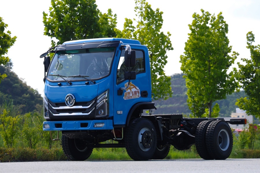 4×2 Flat‑Head Heavy‑Duty Truck Chassis For Export Modification
