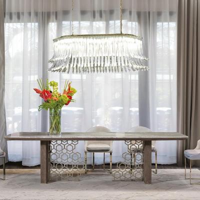 Parte superior de mármore luxuosa contemporânea da mesa de jantar 30in do titânio 0.9m