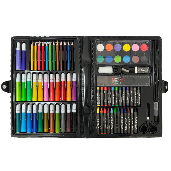 Wholesale School Kids Stationery 86PCS Colorful Drawing Painting Art Set