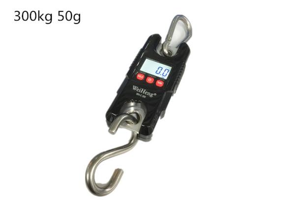 SS Shape Hook Digital Crane Scale , Heavy Duty Hanging Scale With High Precision Sensor