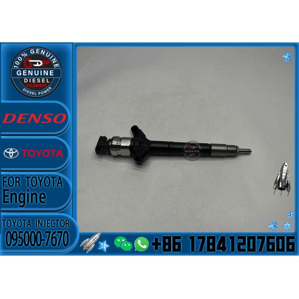 Diesel Fuel Engine Injector 095000-7670 Common Rail Fuel Injection Nozzle 23670-09280 For Toyota