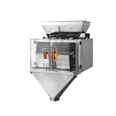Double Head 0.8L Turnover Linear Weigher For Sugar Rice