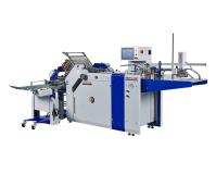 Machine à plier entièrement automatique de 480 mm avec couteau à plier croisé pour brochure de livret plié