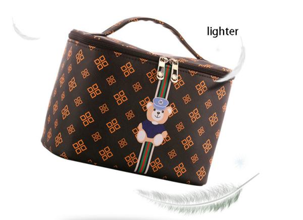 PU cosmetic boxes large capacity travel bag Korean simple small multi-functional portable toiletries bags for women