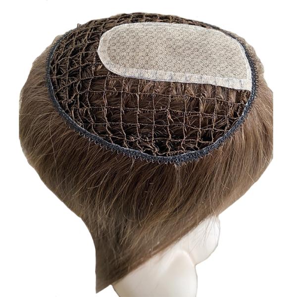 European Hair Pieces for Women Integration Natural Black/Dark Brown/Mocca Brown Hair