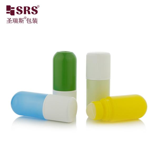 RPPA1-50ML Round Bottom PP Eco-friendly Material PCR Deodorant Roller Ball Bottle For Antiperspirant